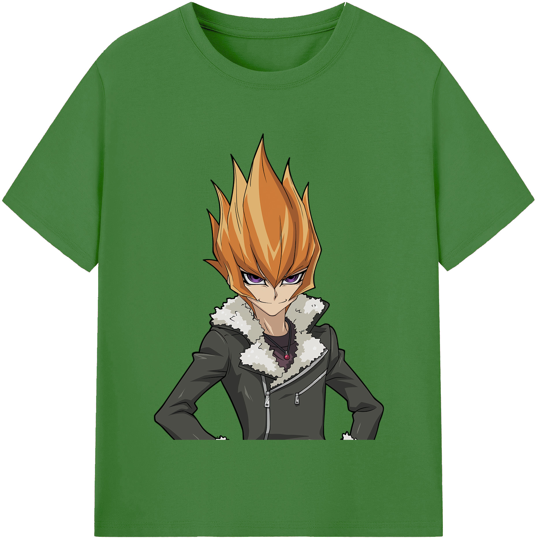（画像用） 遊☆戯☆王 Yu-Gi-Oh! レディースカジュアルプリントTシャツ（綿100％）